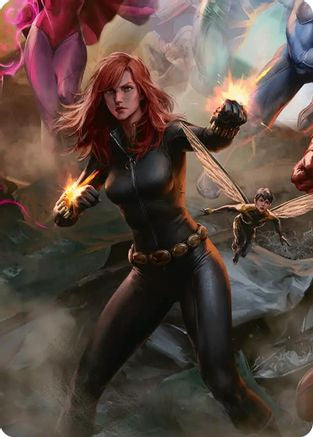 Black Widow, Intel Expert Art Card |  (004) [Art Series: Marvel Super Heroes]