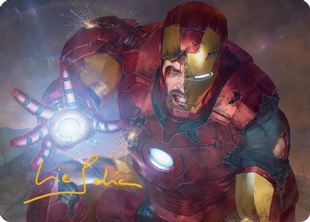 Heroic Sacrifice Art Card (Gold-Stamped Signature) |  (031) [Art Series: Marvel Super Heroes]