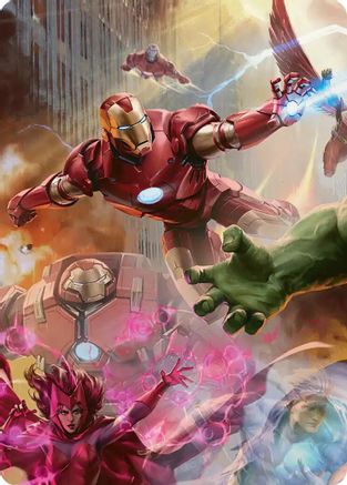 Iron Man, Futurist Paragon Art Card |  (001) [Art Series: Marvel Super Heroes]