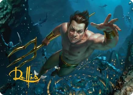 Namor the Sub-Mariner Art Card (Gold-Stamped Signature) |  (006) [Art Series: Marvel Super Heroes]
