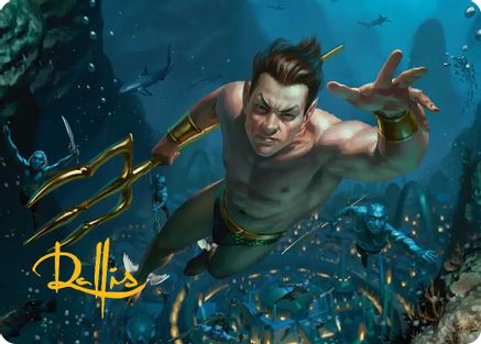 Namor the Sub-Mariner Art Card (Gold-Stamped Signature) |  (006) [Art Series: Marvel Super Heroes]