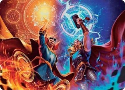 We Say Thee Nay! Art Card |  (007) [Art Series: Marvel Super Heroes]