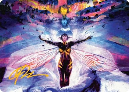 Pym Particles Art Card (Gold-Stamped Signature) |  (008) [Art Series: Marvel Super Heroes]