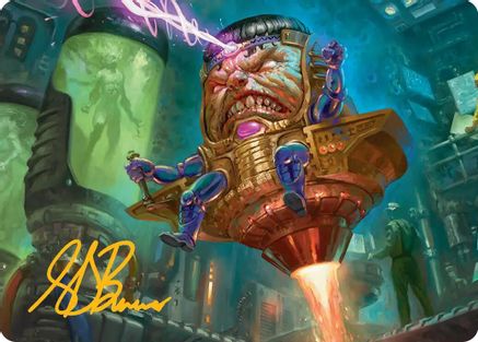 M.O.D.O.K. Art Card (Gold-Stamped Signature) |  (009) [Art Series: Marvel Super Heroes]