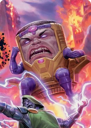 M.O.D.O.K., Evil Intellect Art Card |  (009) [Art Series: Marvel Super Heroes]