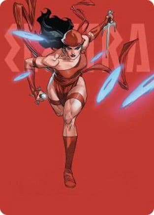 Elektra, Daughter of the Hand |  (025) [Art Series: Marvel Super Heroes]