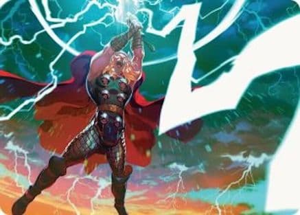 Lightning Strike Art Card |  (011) [Art Series: Marvel Super Heroes]