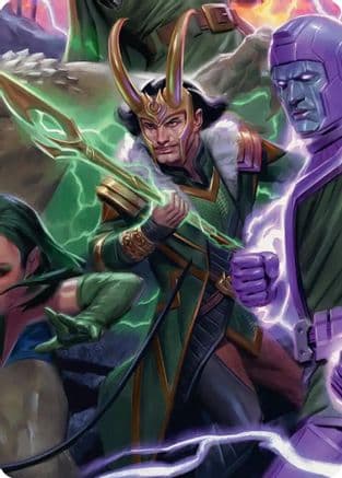 Loki, God of Lies Art Card |  (012) [Art Series: Marvel Super Heroes]