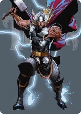 Thor, God of Thunder Art Card |  (026) [Art Series: Marvel Super Heroes]