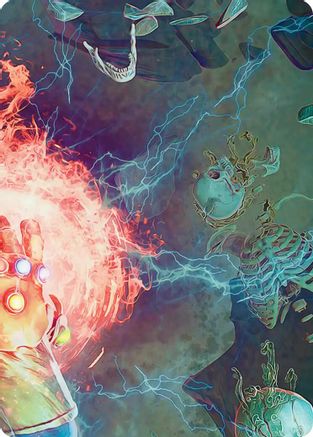 Thanos, the Mad Titan Art Card (3/9) |  (003) [Art Series: Marvel Super Heroes]