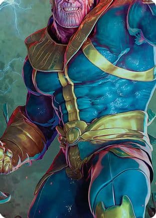 Thanos, the Mad Titan Art Card (5/9) |  (005) [Art Series: Marvel Super Heroes]