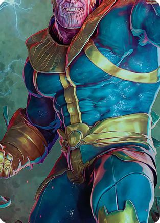 Thanos, the Mad Titan Art Card (5/9) |  (005) [Art Series: Marvel Super Heroes]