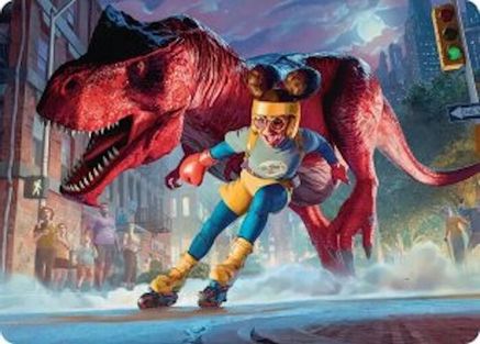 Moon Girl and Devil Dinosaur Art Card |  (014) [Art Series: Marvel Super Heroes]