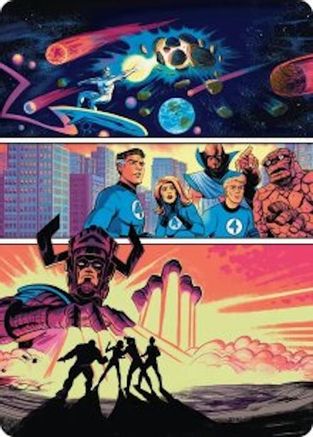 The Coming of Galactus Art Card |  (020) [Art Series: Marvel Super Heroes]