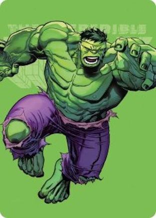 The Incredible Hulk Art Card |  (028) [Art Series: Marvel Super Heroes]