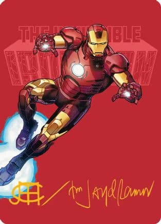 The Invincible Iron Man Art Card (Gold-Stamped Signature) |  (029) [Art Series: Marvel Super Heroes]