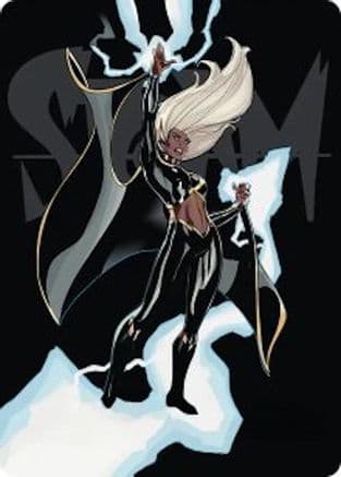 Storm, Windrider Art Card |  (030) [Art Series: Marvel Super Heroes]
