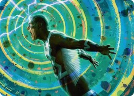 Black Bolt, Inhuman King Art Card |  (035) [Art Series: Marvel Super Heroes]