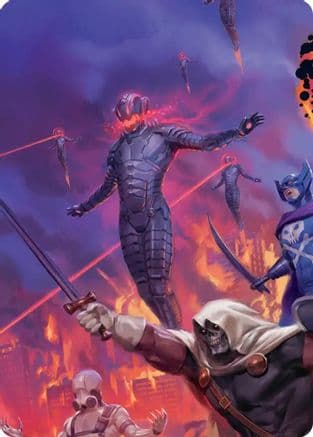 Ultron, Machine Overlord Art Card |  (007) [Art Series: Marvel Super Heroes]