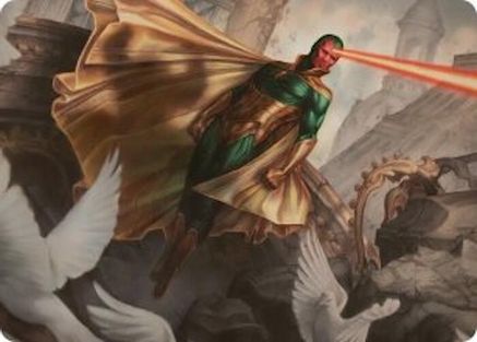 The Vision Art Card |  (015) [Art Series: Marvel Super Heroes]