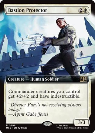 Bastion Protector (Extended Art) |  Foil (296) [Commander: Marvel Super Heroes]