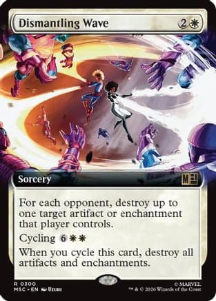 Dismantling Wave (Extended Art) |  (300) [Commander: Marvel Super Heroes]