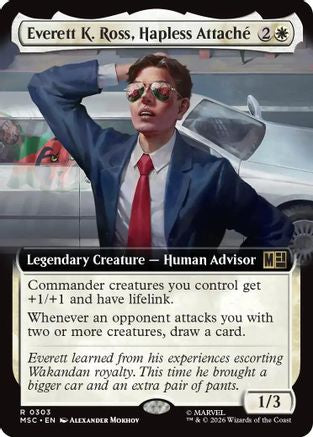 Everett K. Ross, Hapless Attache (Extended Art) |  (303) [Commander: Marvel Super Heroes]