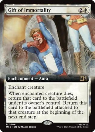 Gift of Immortality (Extended Art) |  (306) [Commander: Marvel Super Heroes]