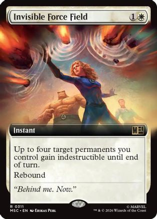 Invisible Force Field (Extended Art) |  Foil (311) [Commander: Marvel Super Heroes]