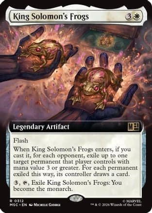 King Solomon's Frogs (Extended Art) |  (312) [Commander: Marvel Super Heroes]