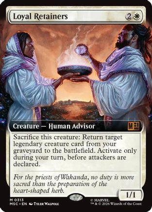 Loyal Retainers (Extended Art) |  (313) [Commander: Marvel Super Heroes]