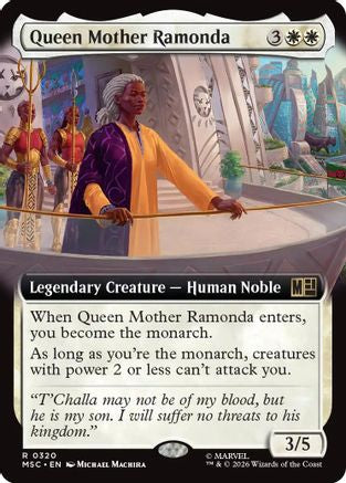 Queen Mother Ramonda (Extended Art) |  (320) [Commander: Marvel Super Heroes]