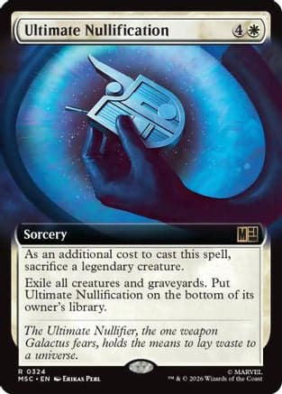 Ultimate Nullification (Extended Art) |  (324) [Commander: Marvel Super Heroes]