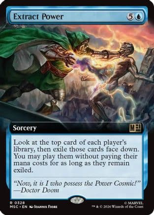 Extract Power (Extended Art) |  (328) [Commander: Marvel Super Heroes]
