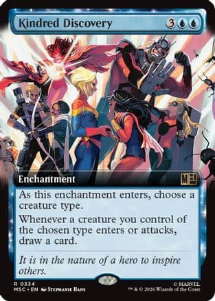 Kindred Discovery (Extended Art) |  (334) [Commander: Marvel Super Heroes]