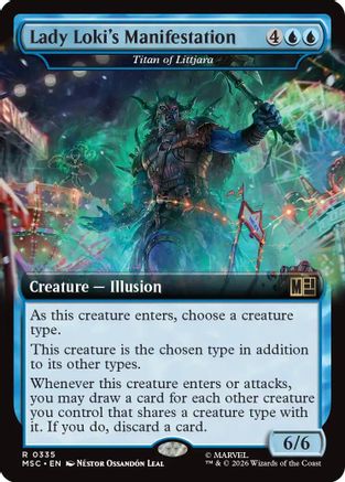 Lady Loki's Manifestation - Titan of Littjara (Extended Art) |  (335) [Commander: Marvel Super Heroes]
