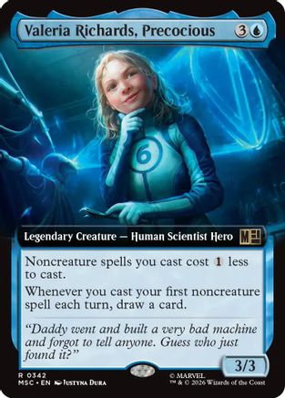 Valeria Richards, Precocious (Extended Art) |  (342) [Commander: Marvel Super Heroes]