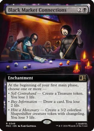 Black Market Connections (Extended Art) |  (346) [Commander: Marvel Super Heroes]