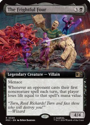 The Frightful Four (Extended Art) |  (349) [Commander: Marvel Super Heroes]