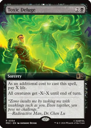Toxic Deluge (Extended Art) |  (354) [Commander: Marvel Super Heroes]