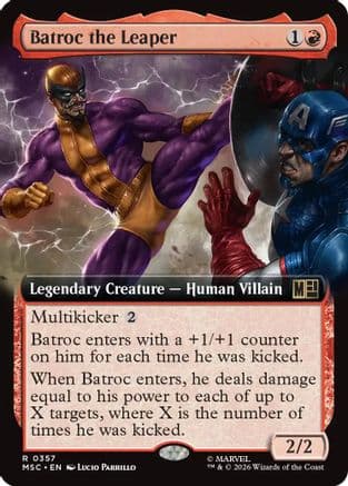 Batroc the Leaper (Extended Art) |  (357) [Commander: Marvel Super Heroes]