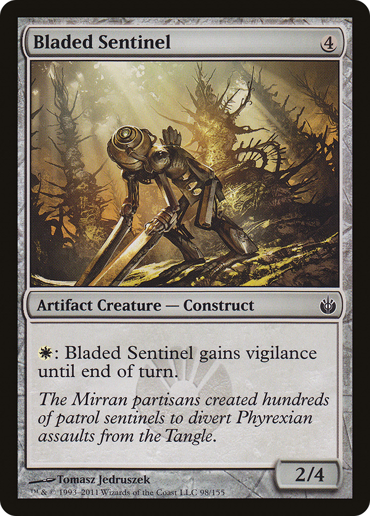 Bladed Sentinel [Mirrodin Besieged] Foil