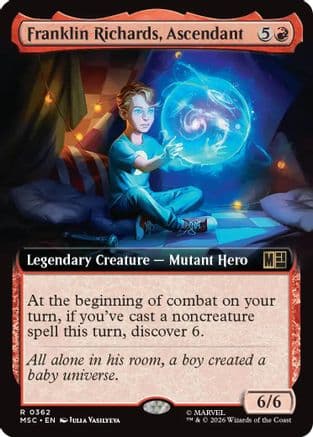 Franklin Richards, Ascendant (Extended Art) |  (362) [Commander: Marvel Super Heroes]