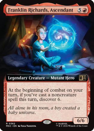 Franklin Richards, Ascendant (Extended Art) |  (362) [Commander: Marvel Super Heroes]