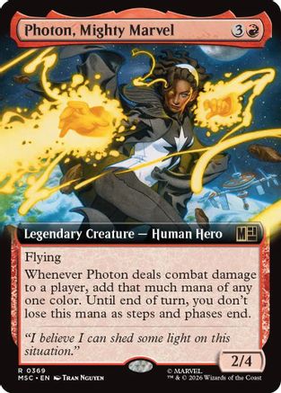 Photon, Mighty Marvel (Extended Art) |  (369) [Commander: Marvel Super Heroes]