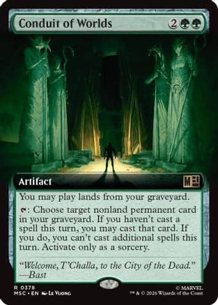 Conduit of Worlds (Extended Art) |  (378) [Commander: Marvel Super Heroes]