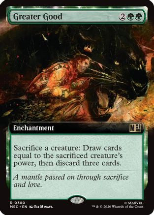 Greater Good (Extended Art) |  (380) [Commander: Marvel Super Heroes]