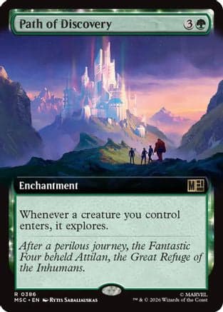 Path of Discovery (Extended Art) |  (386) [Commander: Marvel Super Heroes]