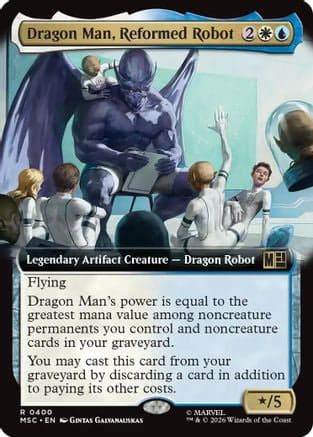 Dragon Man, Reformed Robot (Extended Art) |  (400) [Commander: Marvel Super Heroes]