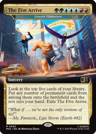 The Five Arrive - Genesis Ultimatum (Extended Art) |  (402) [Commander: Marvel Super Heroes]